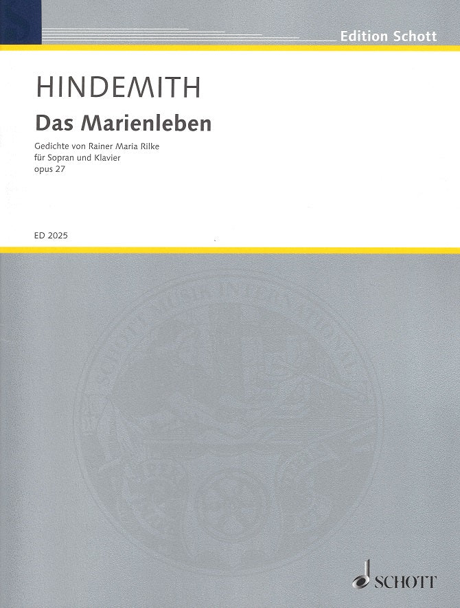 Hindemith, Marienleben op. 27 (orig.) (Schott)