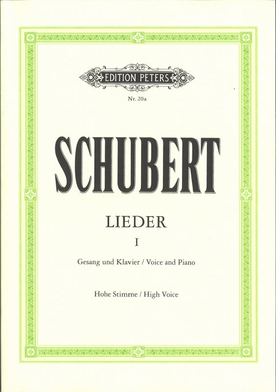 Schubert, Lieder 1 (H) (Friedlaender) (Peters)