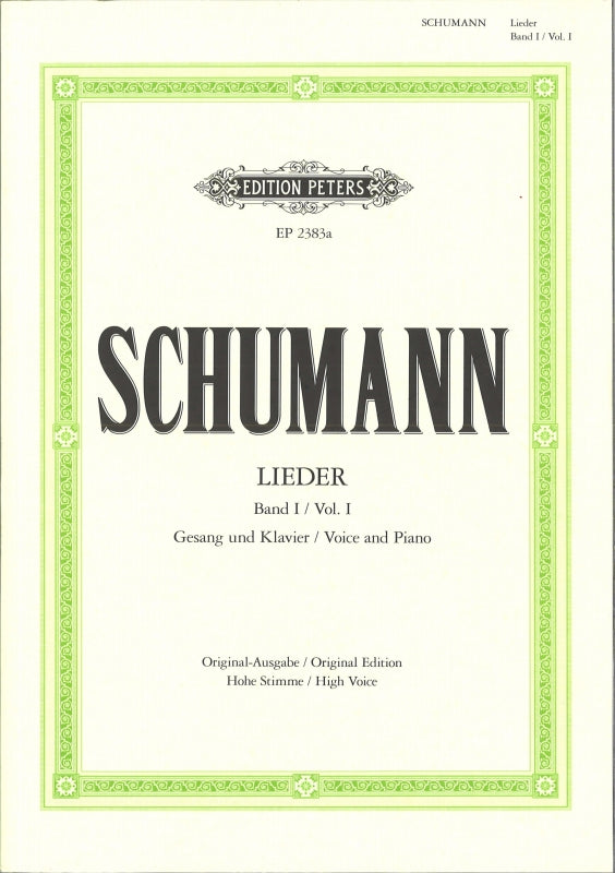 Schumann, Lieder 1 (H) (Peters)