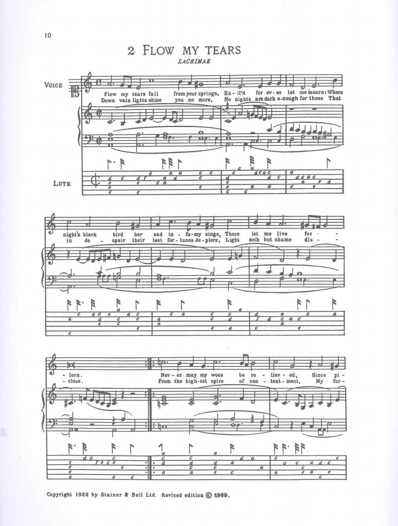 Dowland, Second Book of Songs (1600) (Stainer & Bell)