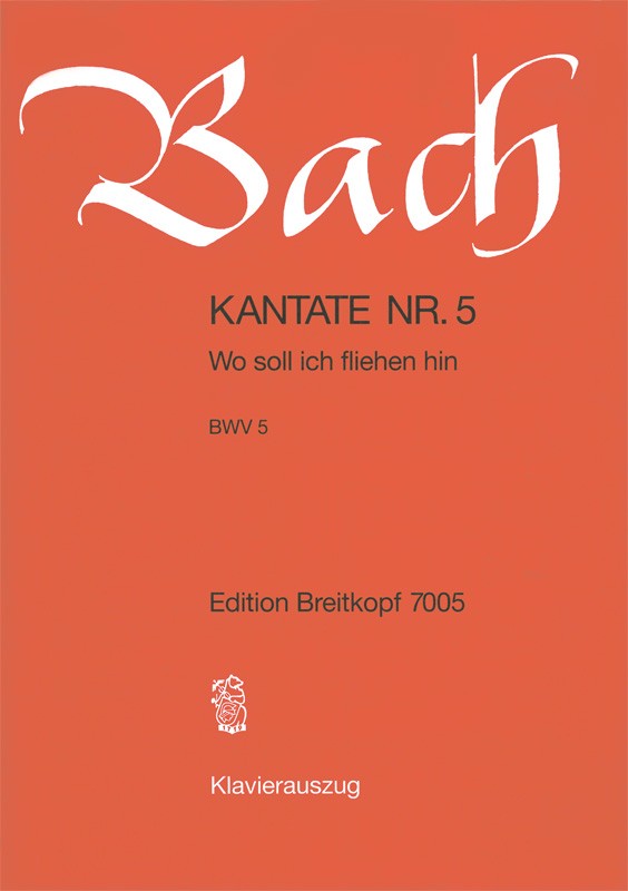 Bach, Kantate Nr.  5 (Breitkopf)