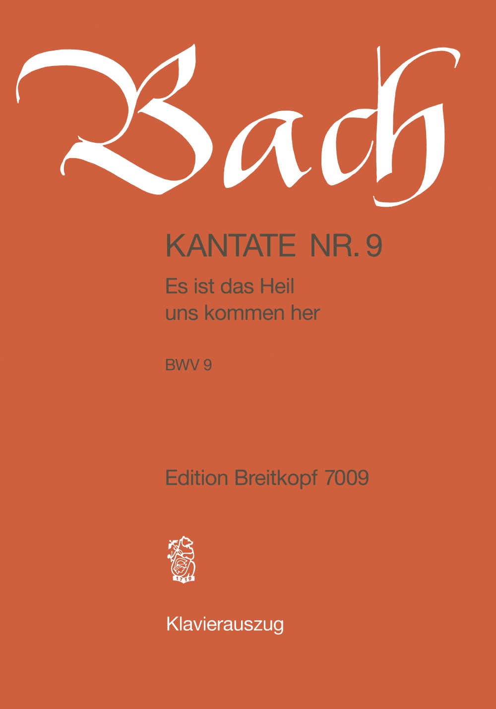 Bach, Kantate Nr.  9 (Breitkopf)