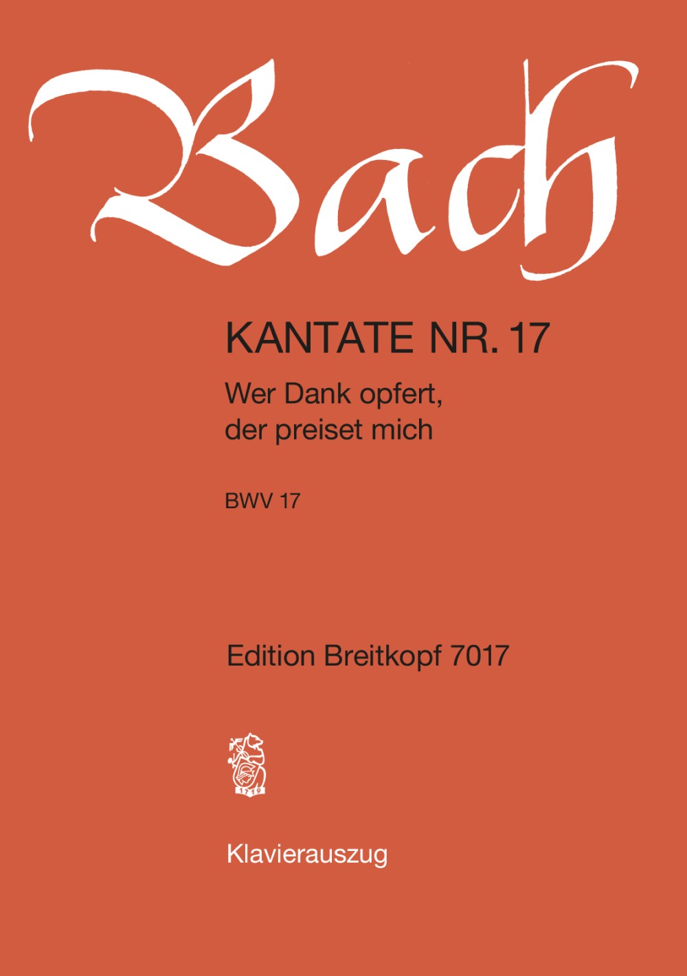 Bach, Kantate Nr. 17 [G] (Breitkopf)
