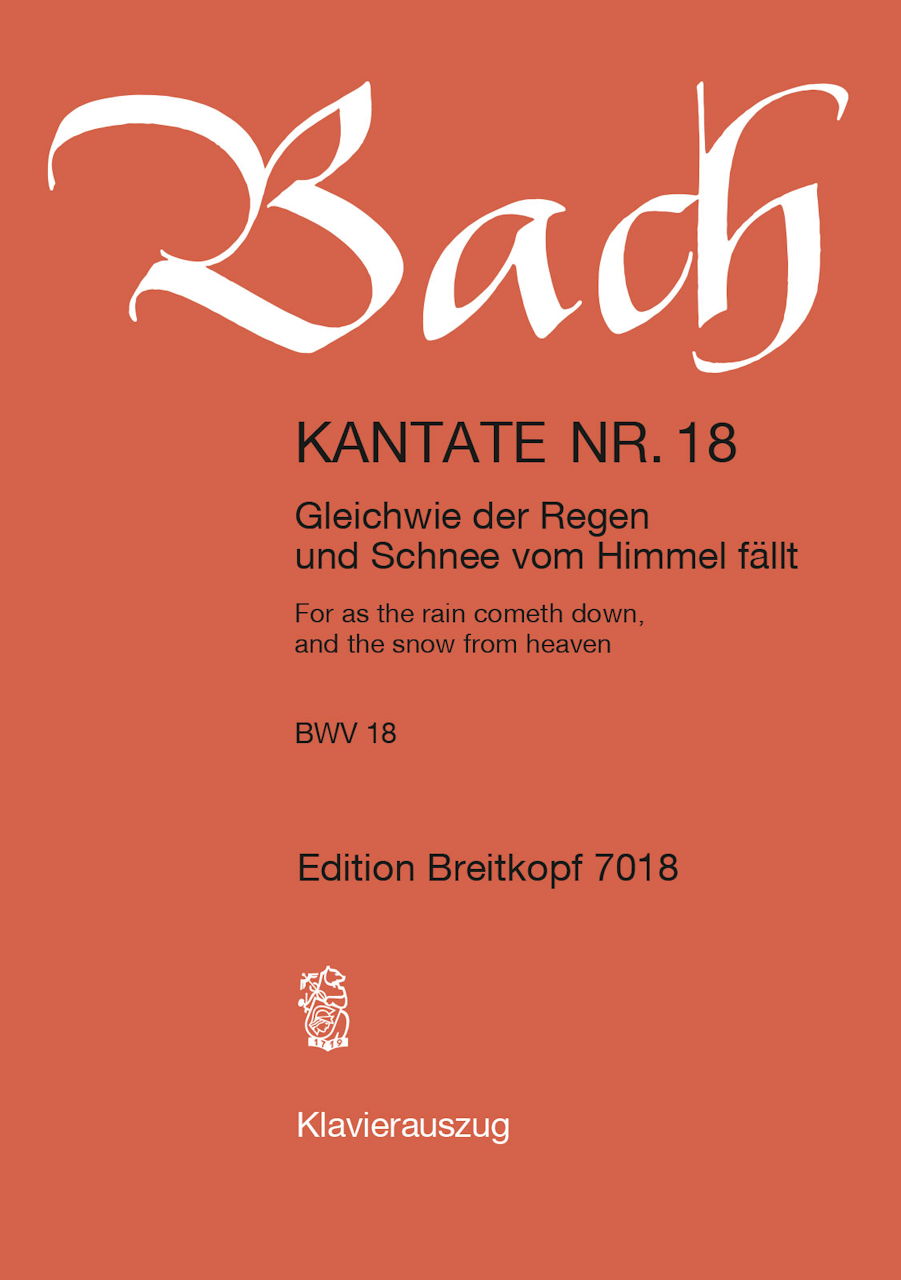 Bach, Kantate Nr. 18 [G/E] (Breitkopf)