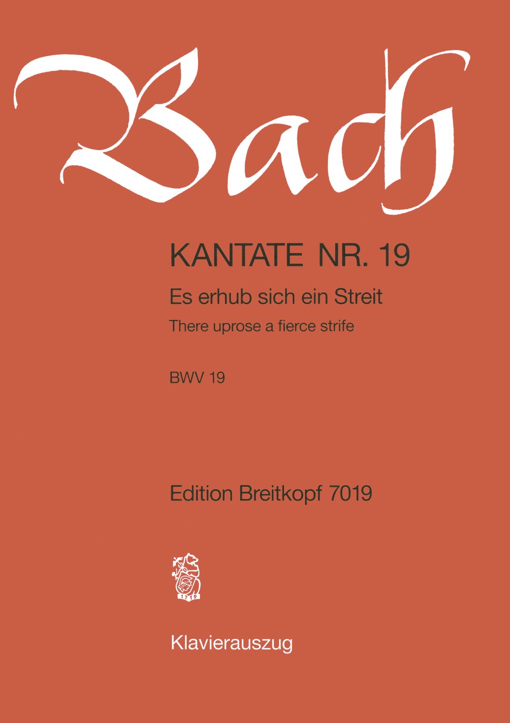 Bach, Kantate Nr. 19 (Breitkopf)