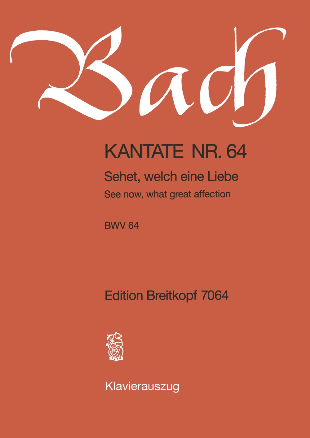 Bach, Kantate Nr. 64 (Breitkopf)