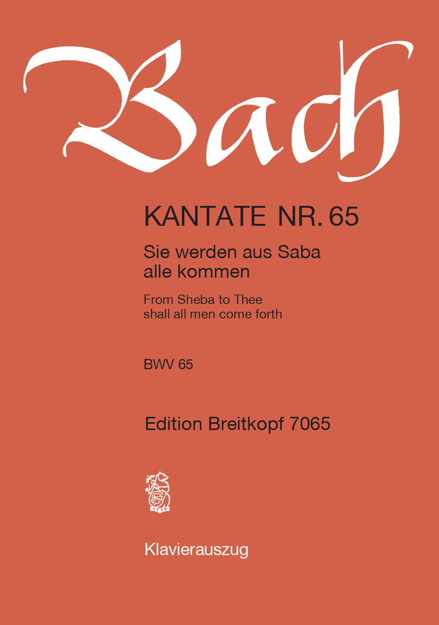 Bach, Kantate Nr. 65 (Breitkopf)