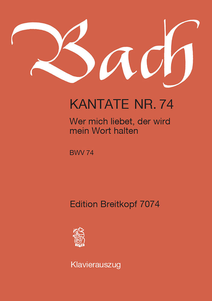 Bach, Kantate Nr. 74 [G] (Breitkopf)