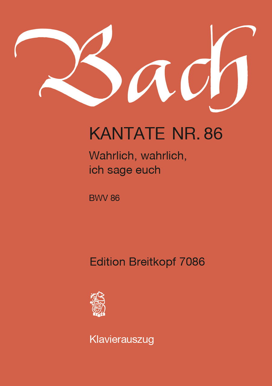 Bach, Kantate Nr. 86 (Breitkopf)