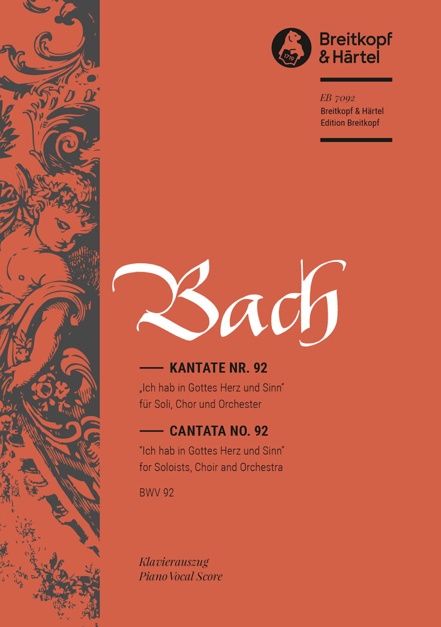Bach, Kantate Nr. 92 (Breitkopf)