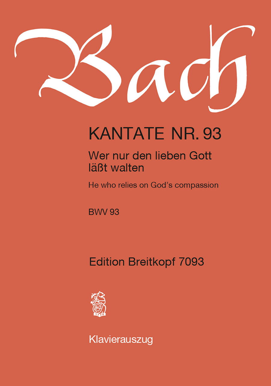 Bach, Kantate Nr. 93 (Breitkopf)