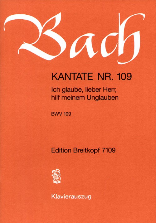 Bach, Kantate Nr.109 (Breitkopf)
