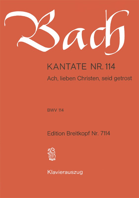 Bach, Kantate Nr.114 (Breitkopf)