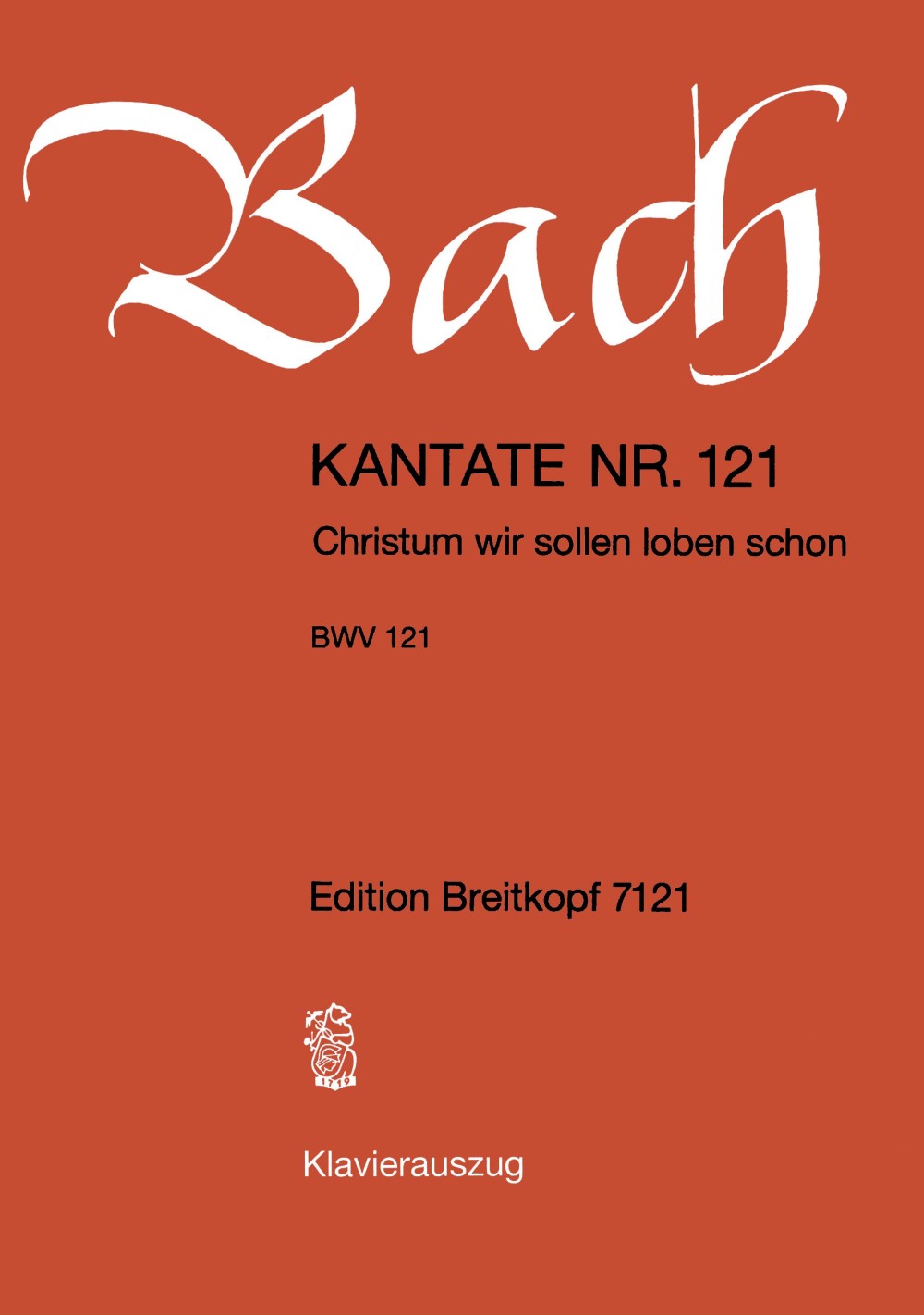 Bach, Kantate Nr.121 (Breitkopf)