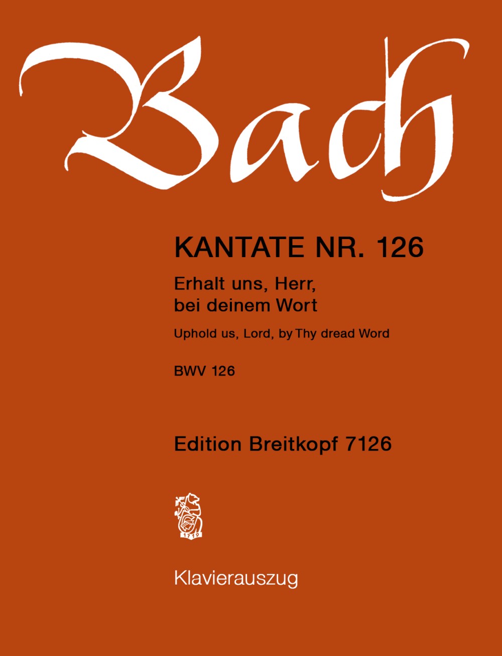 Bach, Kantate Nr.126 (Breitkopf)