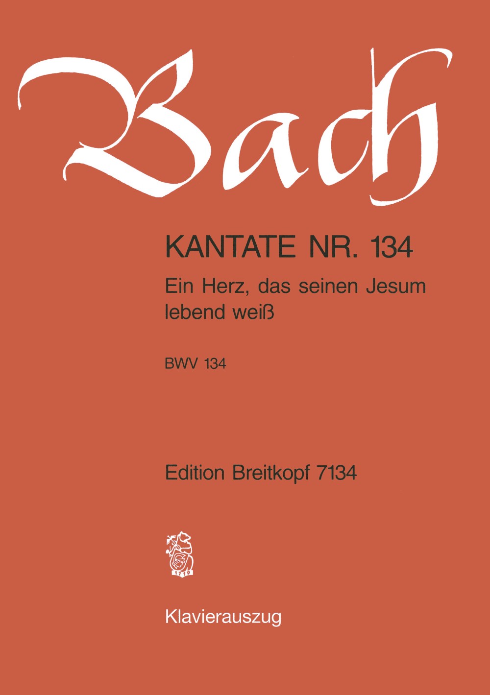 Bach, Kantate Nr.134 (Breitkopf)