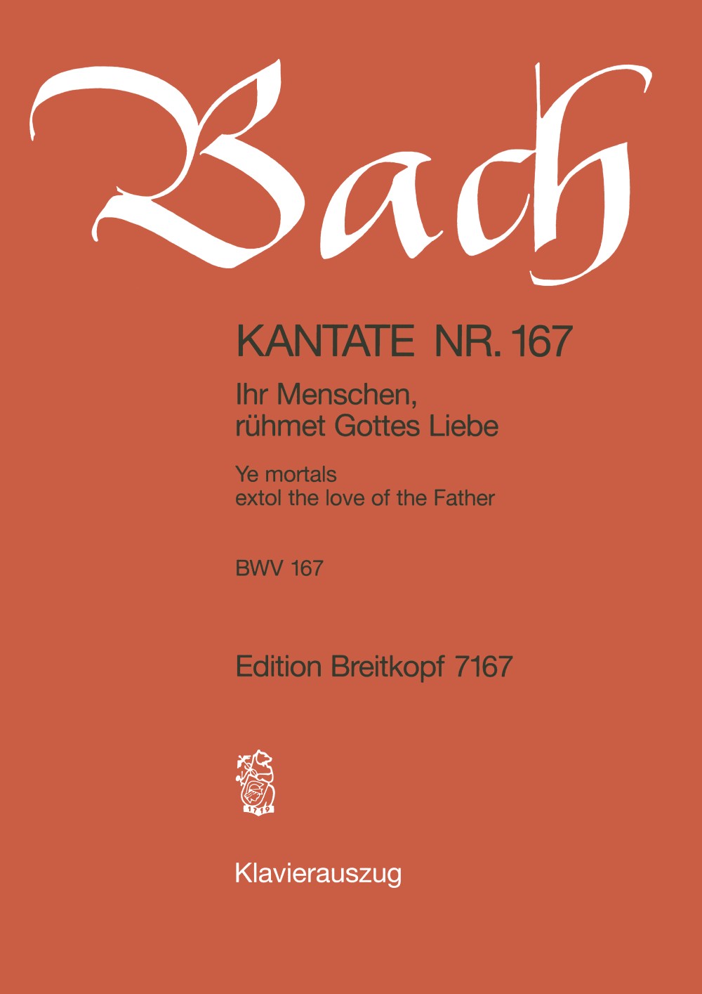 Bach, Kantate Nr.167 (Breitkopf)