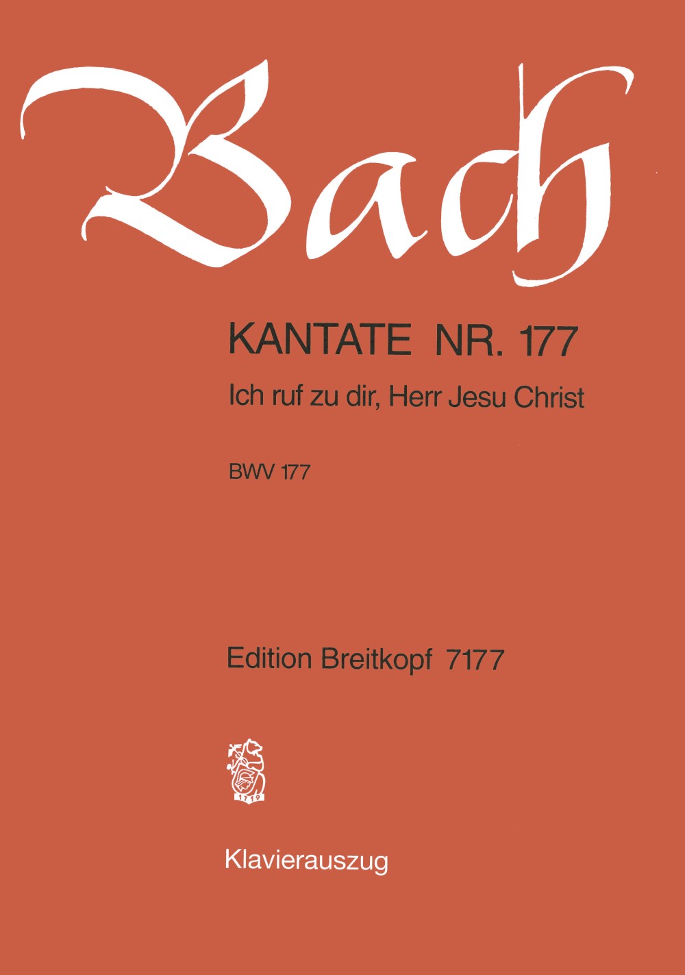 Bach, Kantate Nr.177 (Breitkopf)