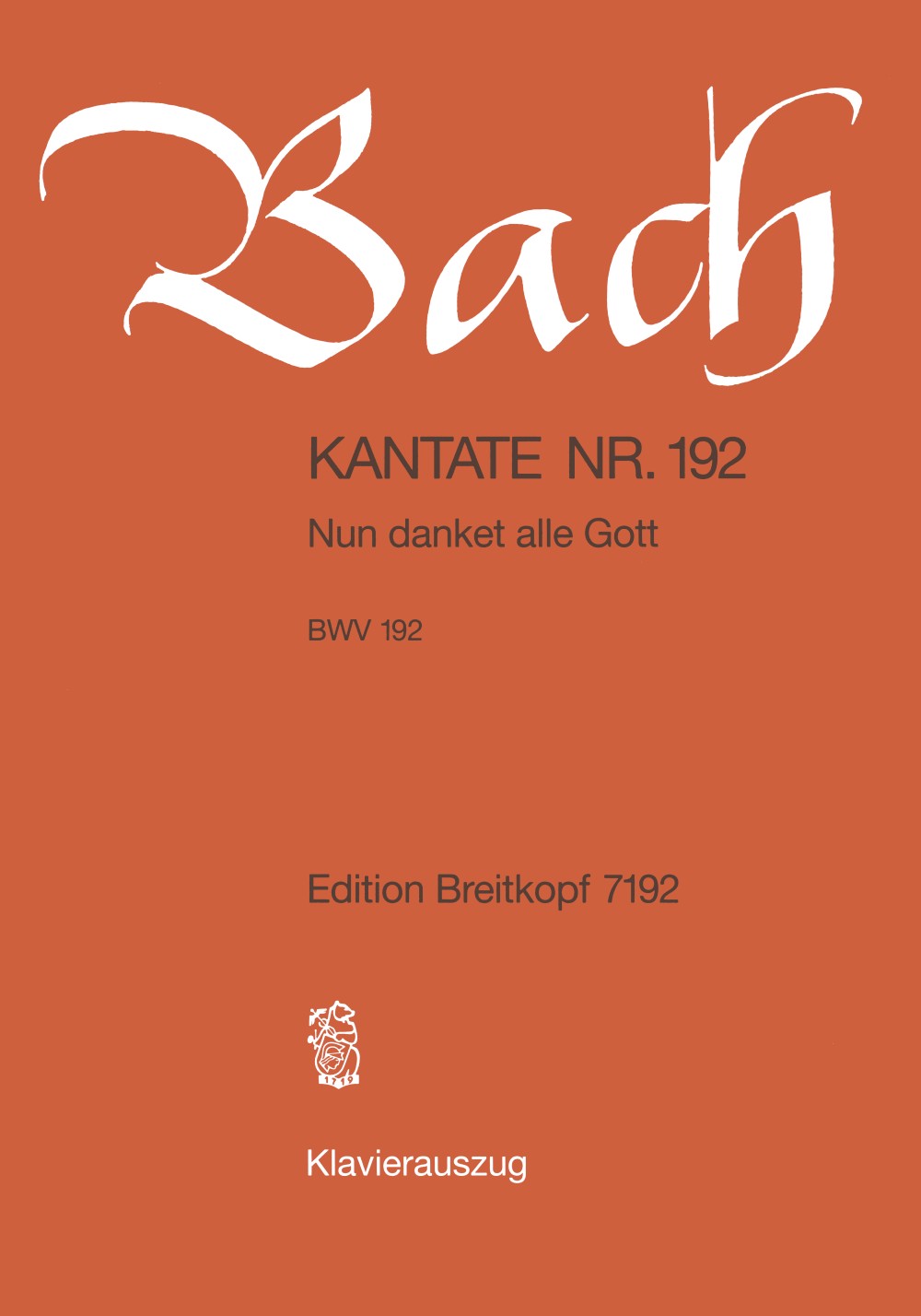 Bach, Kantate BWV 192 (Breitkopf)