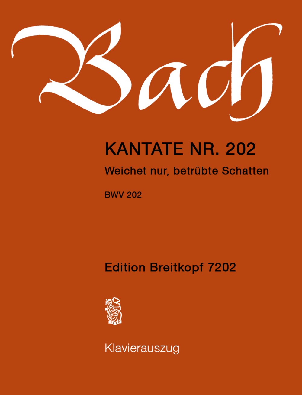 Bach, Kantate Nr.202 (Breitkopf)