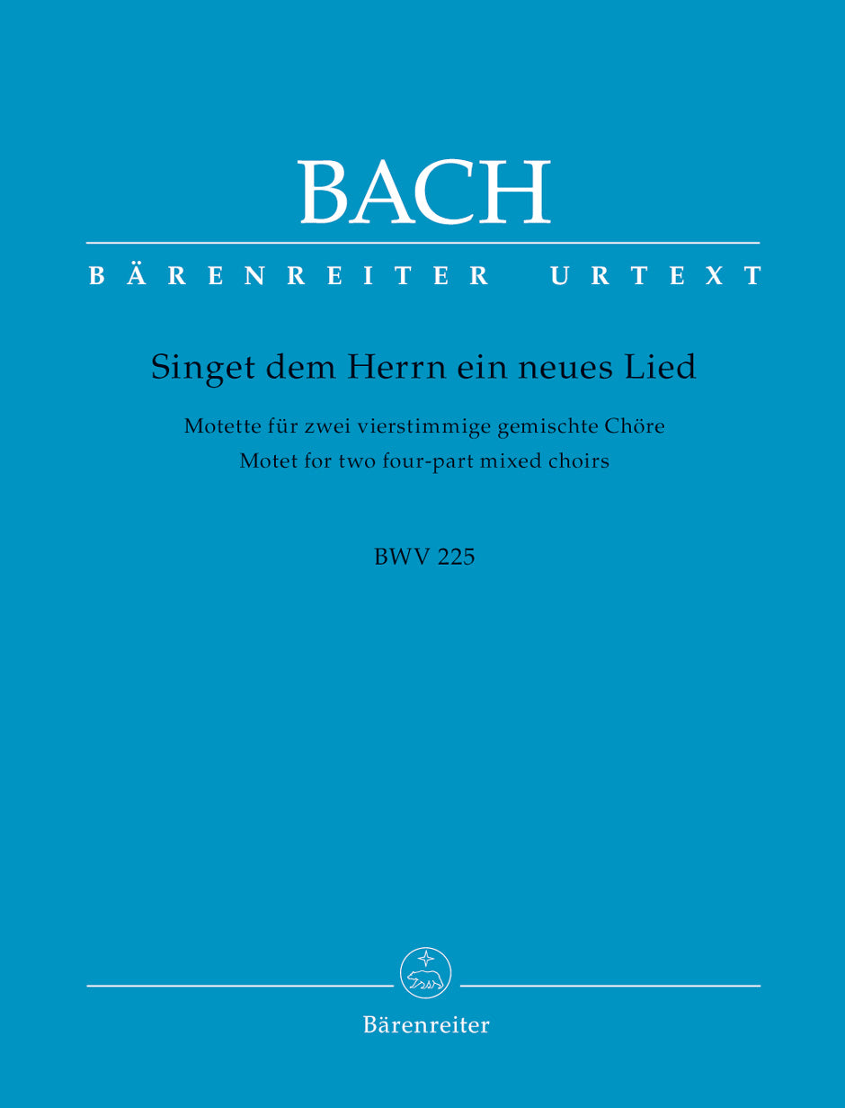 Bach, Motette BWV 225 Singet dem Herrn.. (Barenreiter)