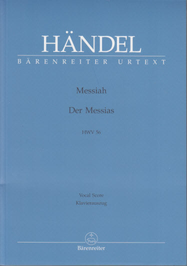 Handel, Messiah [E/G] (Barenreiter)