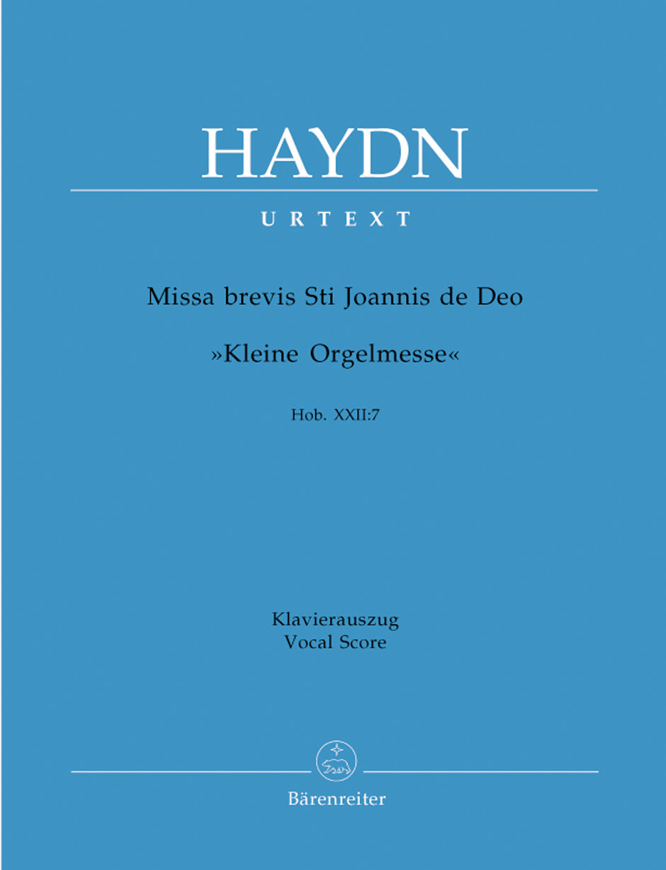 Haydn, Missa brevis Sti. Joannis de Deo (Barenreiter)