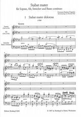 Pergolegi, Stabat mater (SA,Pf) (Breitkopf)
