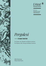 Pergolegi, Stabat mater (SA,Pf) (Breitkopf)