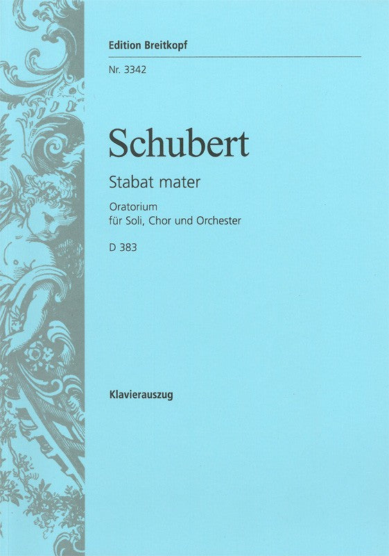 Schubert, Stabat Mater in f, D 383 [G/E] (Breitkopf)