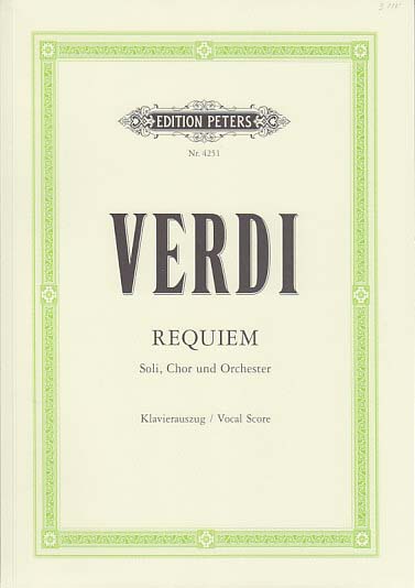 Verdi, Messa da Requiem (Soldan) (Peters)