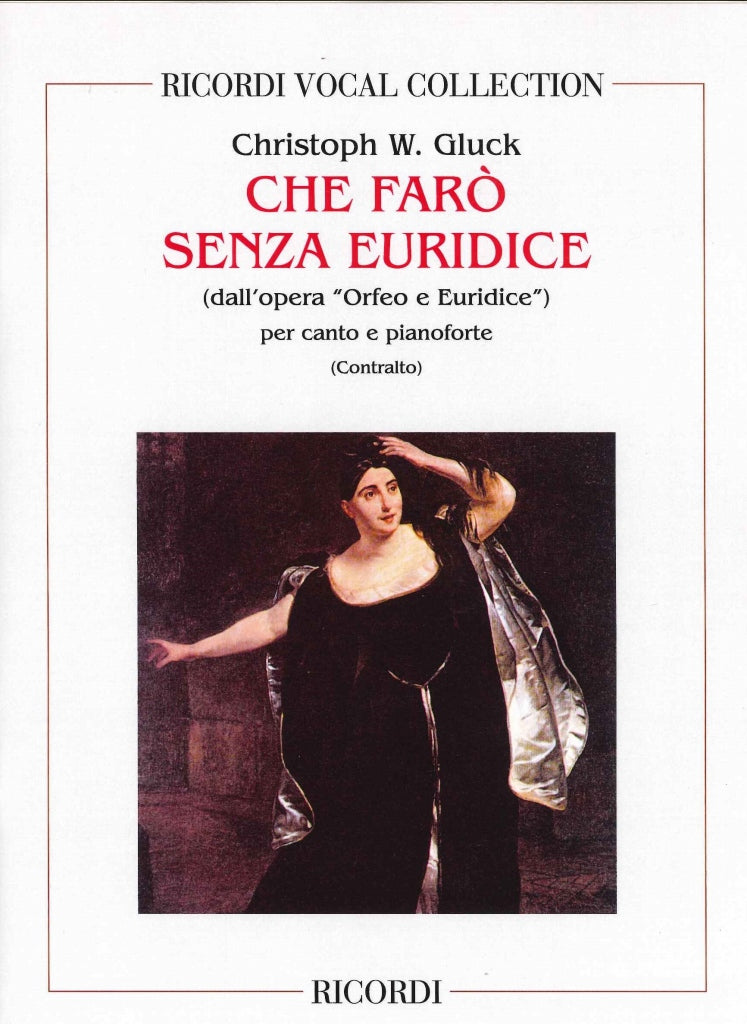 Gluck, Che faro senza Euridice (Orfeo) (Ricordi)