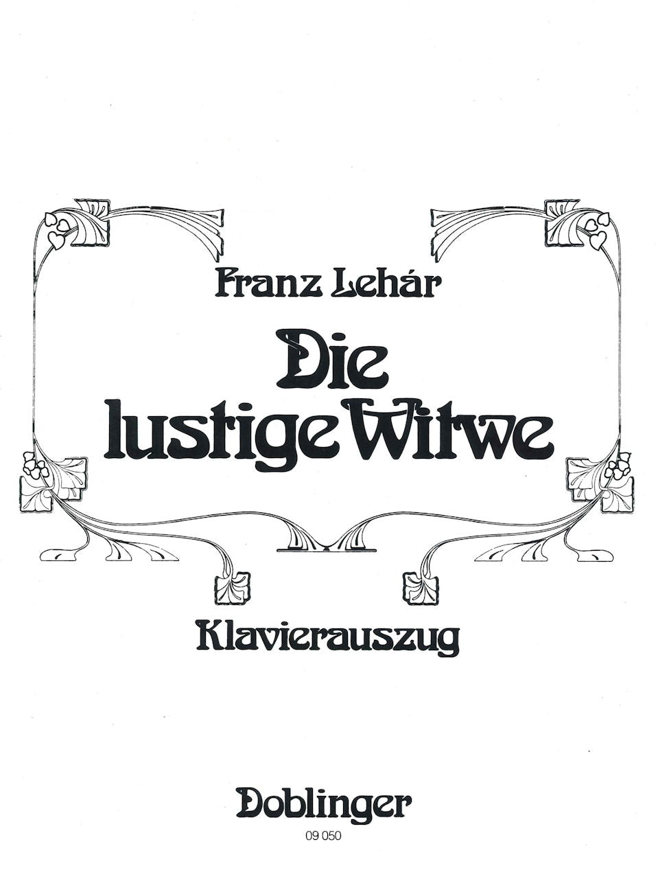 Lehar, Lustige Witwe [G] (Doblinger)