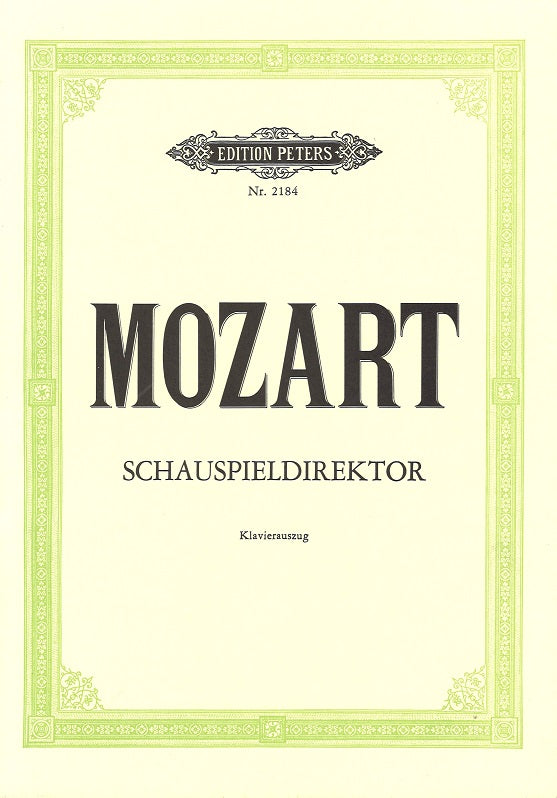 Mozart, Schauspieldirektor KV 486 [G] (Peters)