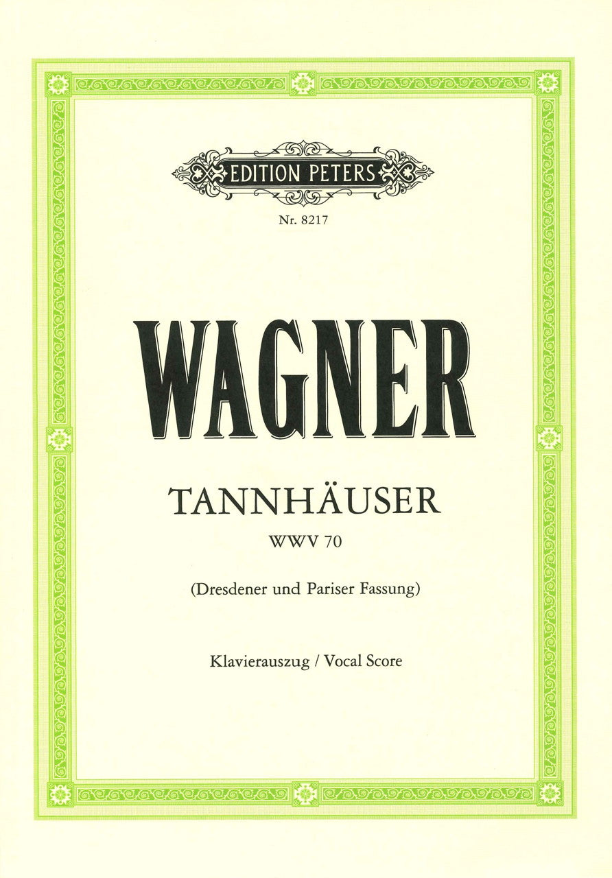 Wagner, WWV 70 Tannhauser [G] (Peters)