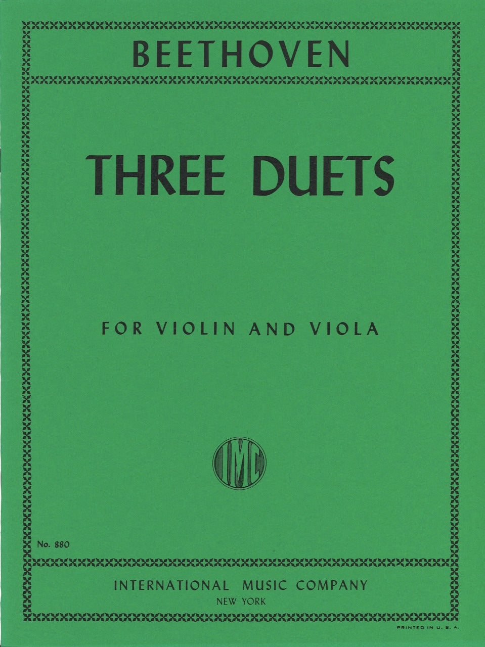 Beethoven, 3 Duets WoO 27 (IMC)