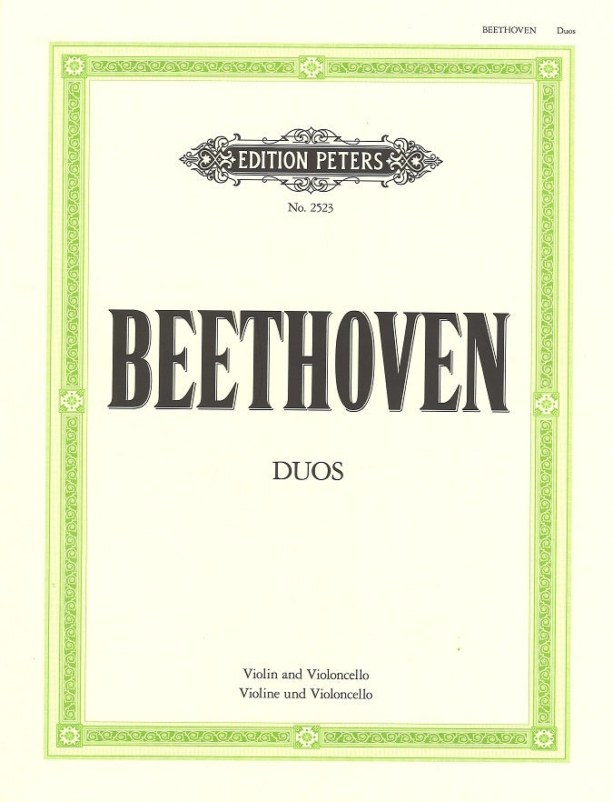 Beethoven, Duos WoO 27 (Vn,Vc) (Peters)