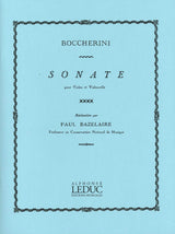 Boccherini, Sonate (Bazelaire) (Leduc)