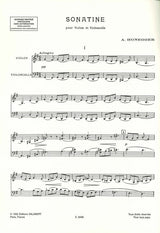 Honegger, Sonatine (1932) (Vn,Vc) (Salabert)