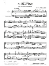 Milhaud, Sonatine op. 324 (Vn,Vc) (Heugel)