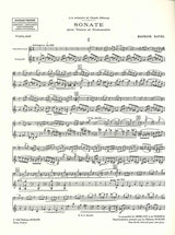 Ravel, Sonate pour violon et violoncelle (Durand)
