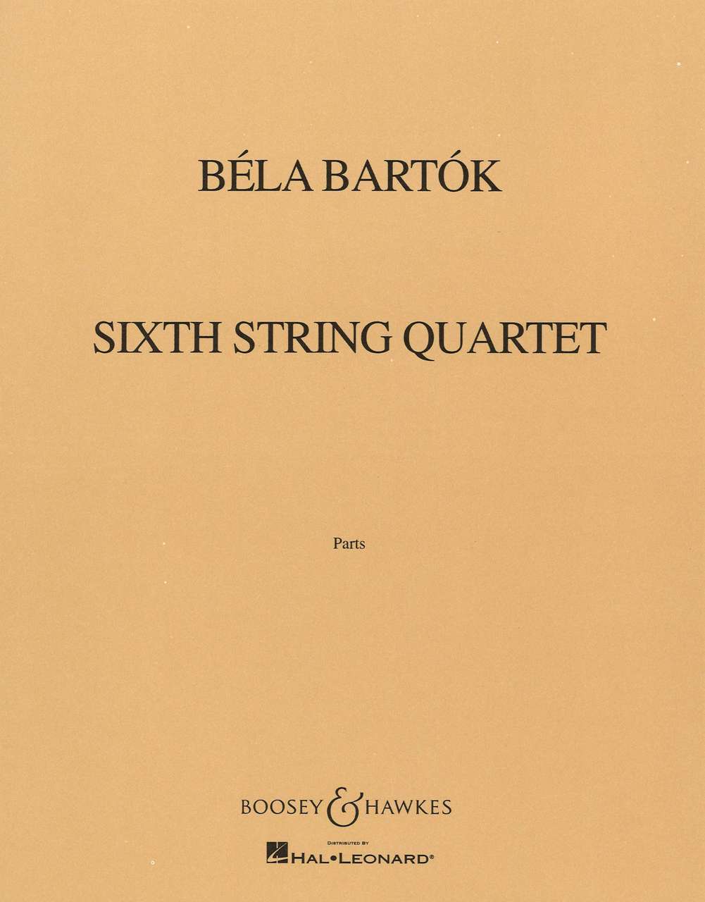 Bartok, String Quartet No. 6 (Boosey)