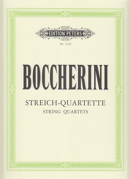 Boccherini, 9 String Quartets (Peters)