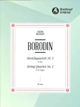 Borodin, String Quartet No. 2 in D (Breitkopf)