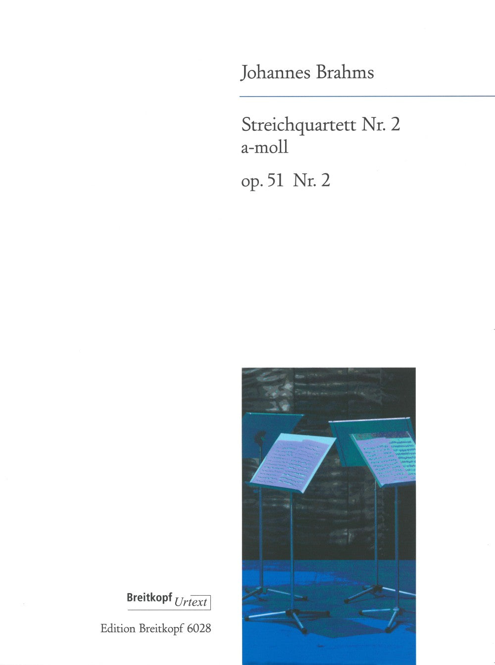 Brahms, String Quartet No. 2 op. 51/2 (Breitkopf)