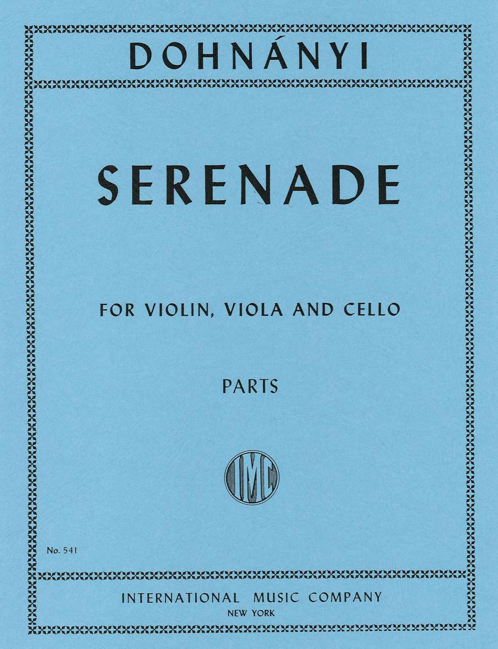 Dohnanyi, Serenade op. 10 in C (IMC)