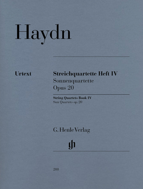 Haydn, Streichquartette 4: op. 20 (Henle)