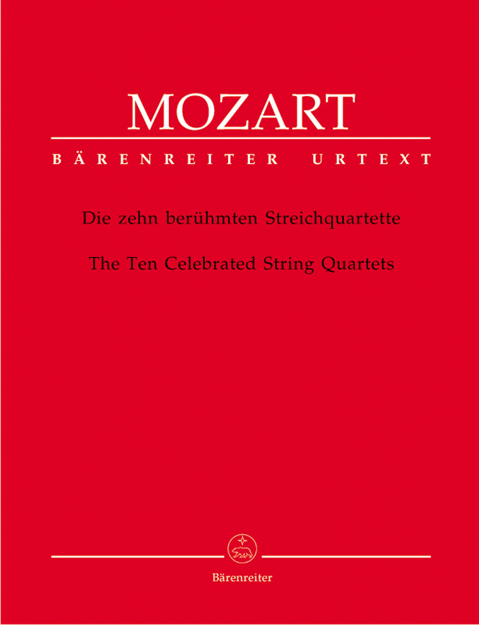 Mozart, String Quartets KV 387-590 (Barenreiter)