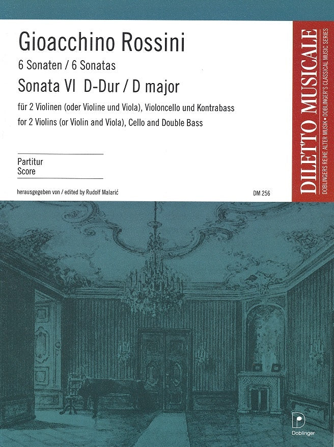 Rossini, Sonata VI D-dur (Score) (Doblinger)