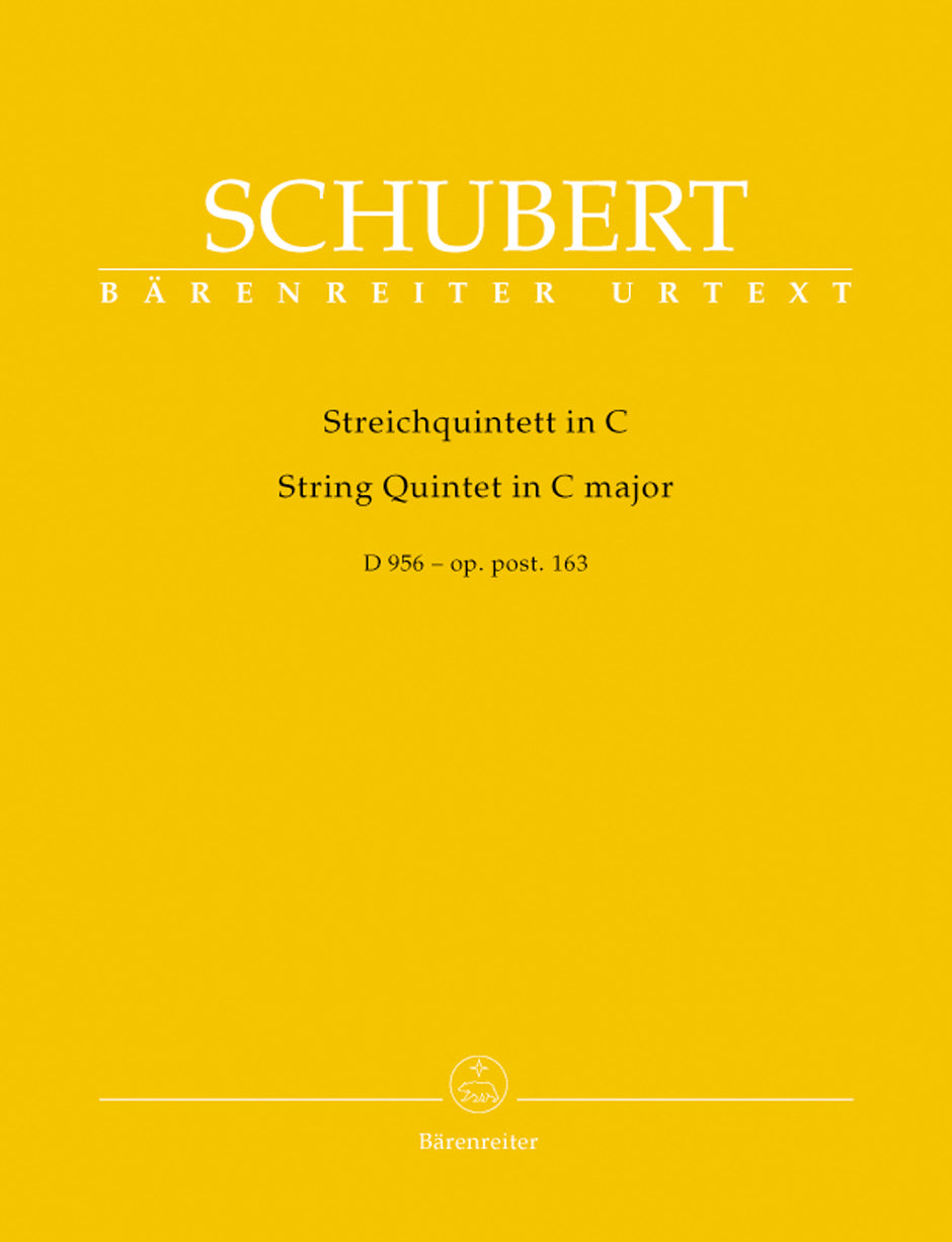 Schubert, String Quintet in C D 956 (Barenreiter)